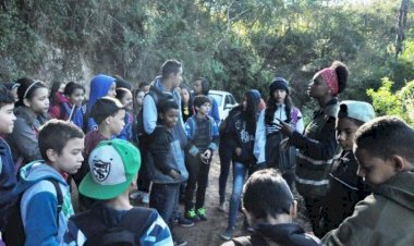 Estudantes em mais uma etapa do Pé na Estrada