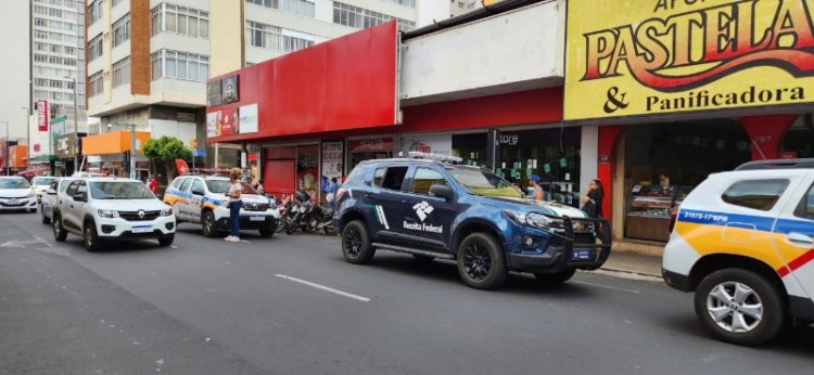 Força-tarefa faz apreensões de eletrônicos em Uberlândia