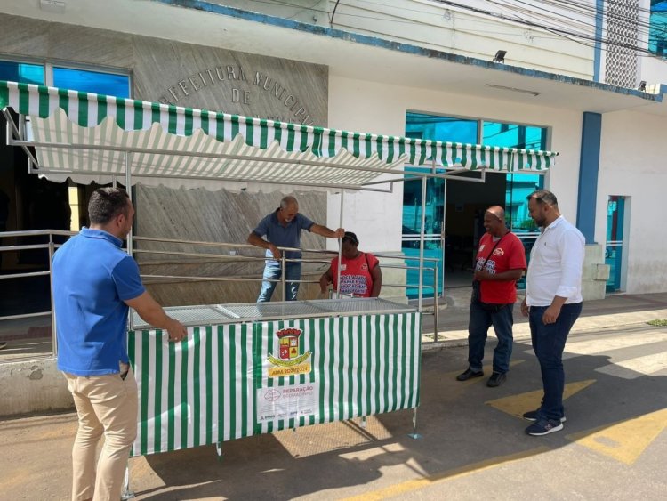 Municípios atingidos recebem kits para feiras livres da Vale