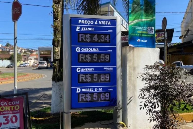 Preço de combustível cai em Itabira