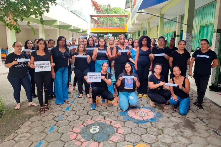 Agressão à professora gera protesto em GV