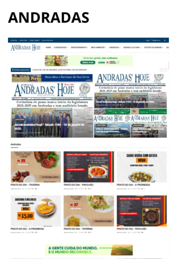 JORNAL ANDRADAS HOJE