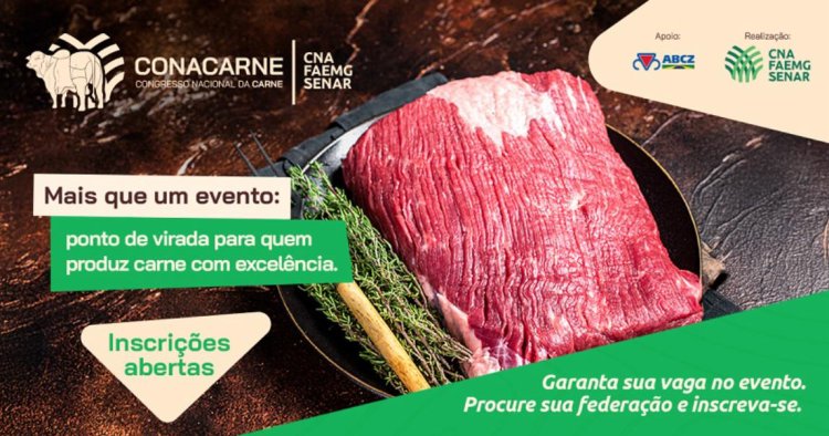 Sistema CNA/Senar e Faemg abrem inscrições para o Conacarne