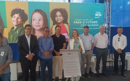 FIEMG inaugura escola do SESI em Araçuaí e lança pedra fundamental de nova unidade em Salinas