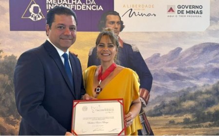 Ex-secretária agraciada em Ouro Preto