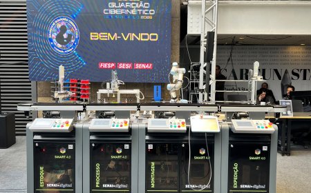 Equipamento da Exxer utilizado durante a simulação de ataque cibernético na Fiesp, em São Paulo