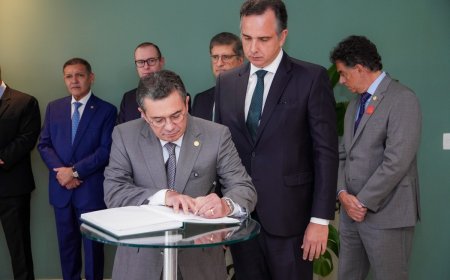 Pacheco assume cargo no TCU e afirma que diálogo institucional fortalece as instituições