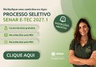 Senar e-Tec oferece cursos técnicos gratuitos